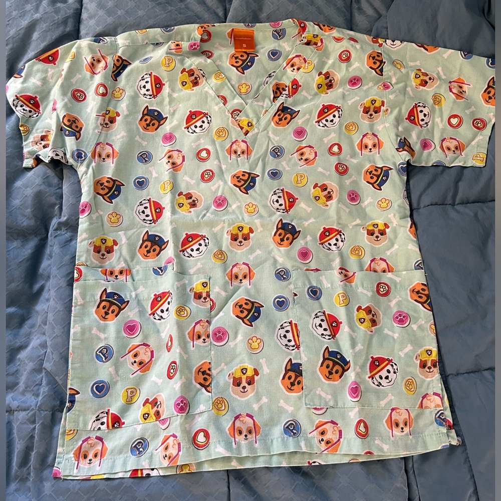 Paw patrol scrub top